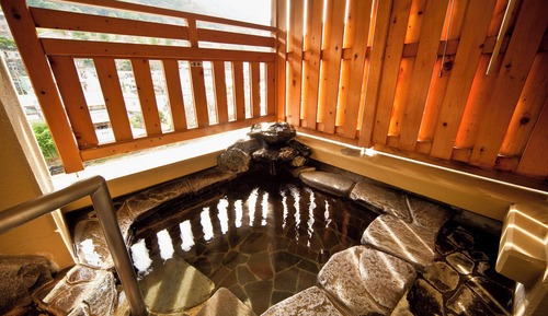 Habitación tradicional (Kisaku, with Open-air Bath)