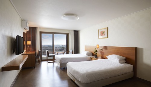 Habitación estándar con 2 camas individuales, balcón