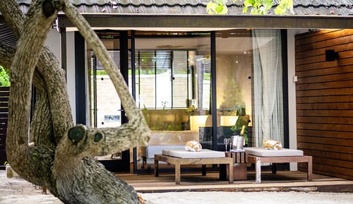 Villa, junto a la playa