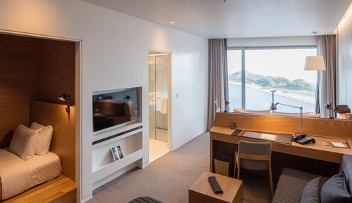 Habitación Deluxe con 2 camas individuales, vistas al mar