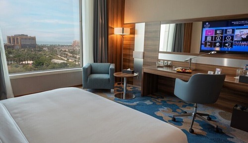 Habitación superior, 1 cama de matrimonio grande, vistas al mar