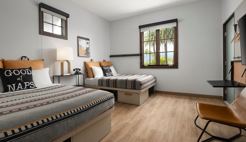 Habitación, 2 camas de matrimonio (Mobility/Hearing Access, Roll-in Shwr)