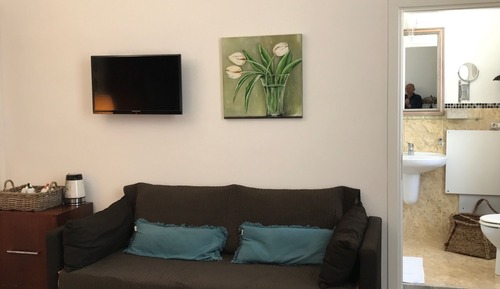 Habitación triple, balcón