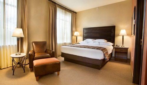 Habitación Deluxe, 2 camas de matrimonio, frigorífico y microondas (Seating Area, Soaking Tub)