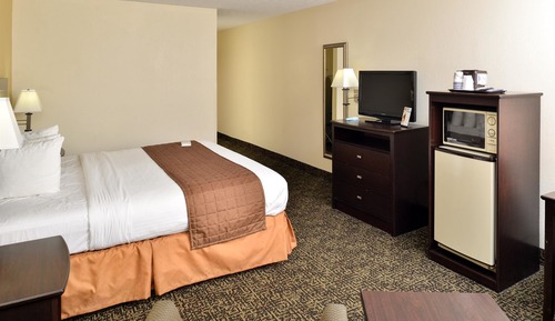 Habitación estándar, 1 cama de matrimonio grande, no fumadores, frigorífico y microondas