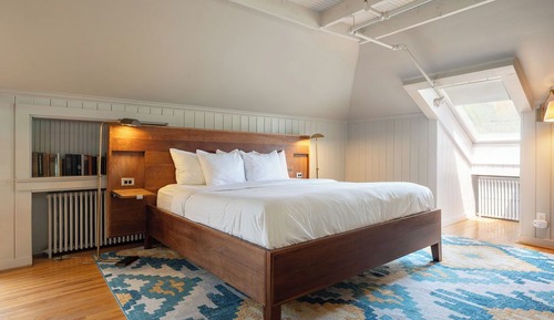 Ático ejecutivo, 1 cama de matrimonio grande con sofá cama