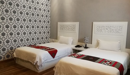 Habitación Premier con 2 camas individuales, 2 camas individuales, no fumadores, bañera