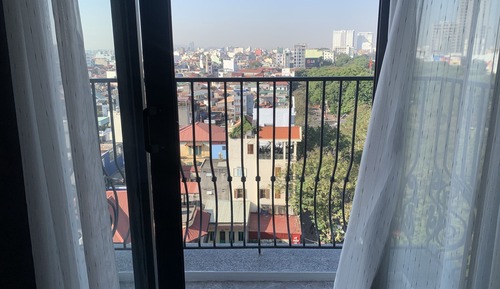 Apartamento panorámico, 1 habitación, balcón, vistas a la ciudad