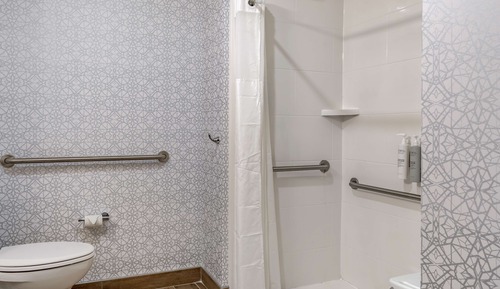 Habitación, 1 cama de matrimonio grande (Mobility & Hearing, Roll-In Shower)