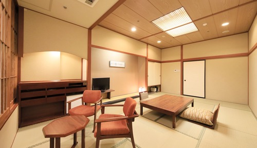 Habitación tradicional, no fumadores, vistas a la montaña (Japanese-style10 tatami with bath)