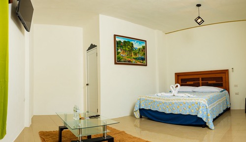 Habitación individual estándar, 1 cama de matrimonio, baño privado, vistas a la piscina