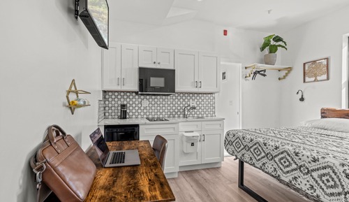 Estudio Deluxe, 1 cama doble, no fumadores, vistas a la ciudad