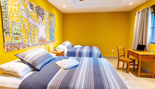 Habitación Deluxe doble, 2 camas dobles