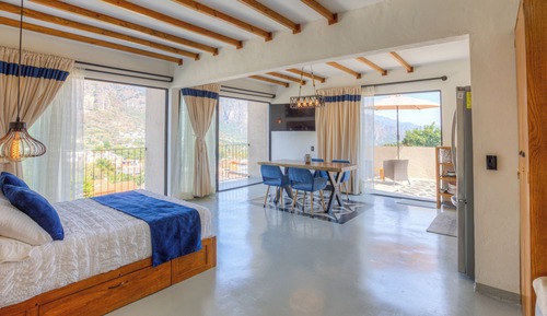 Loft con terraza privada, cocina y vista panorámica