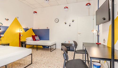 Habitación triple de diseño
