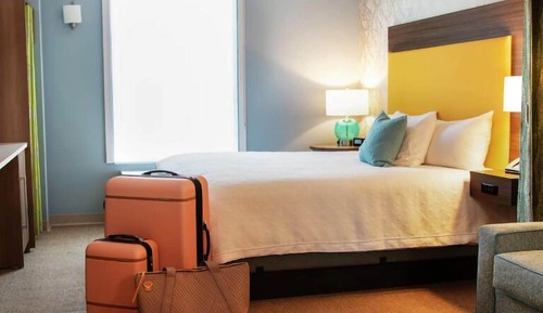 Suite estudio, 1 cama de matrimonio grande, accesible para personas con discapacidad, bañera