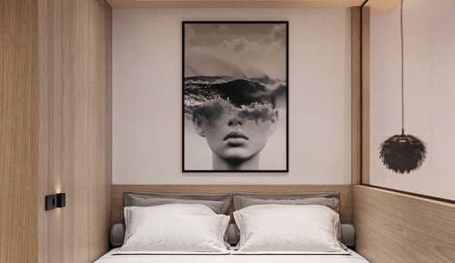 Habitación familiar, 1 habitación, balcón, vistas parciales al lago