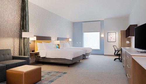 Estudio, 2 camas de matrimonio, accesible para personas con discapacidad (Mobility & Hearing)