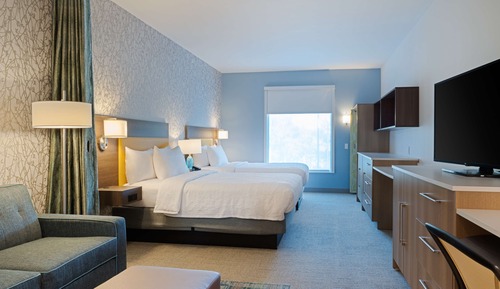 Suite estudio, 2 camas de matrimonio