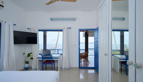 Habitación cuádruple, 4 habitaciones, no fumadores, vistas al lago