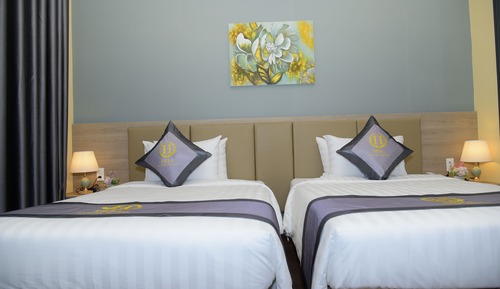 Habitación Deluxe con 2 camas individuales, vistas a la ciudad