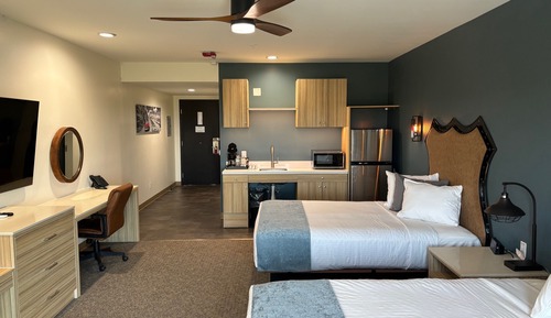 Habitación individual Deluxe, 2 camas de matrimonio, no fumadores