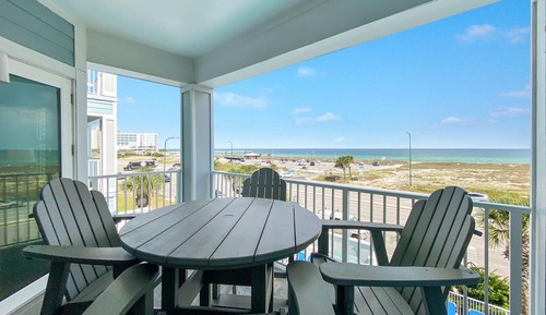 Apartamento, varias camas, balcón, vistas al mar