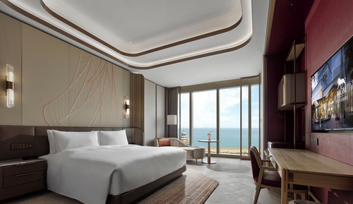 Habitación ejecutiva, 1 cama de matrimonio grande, vistas al mar (MGM)