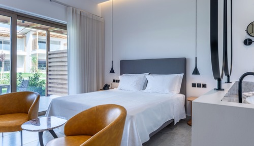 Habitación estándar doble, 1 cama de matrimonio, vistas al mar