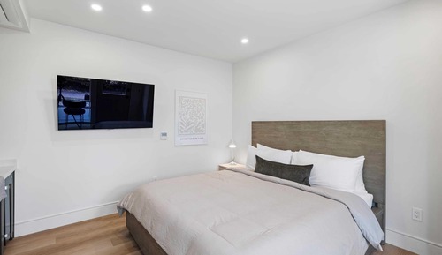 Estudio de lujo, 1 cama de matrimonio grande, cocina básica