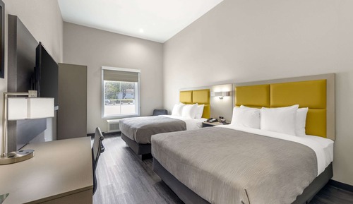 Habitación estándar, 2 camas de matrimonio, no fumadores