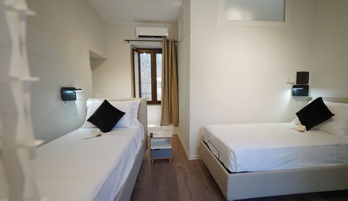 Habitación con 1 cama doble o 2 individuales