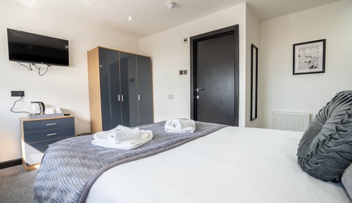 Habitación estándar doble, baño privado