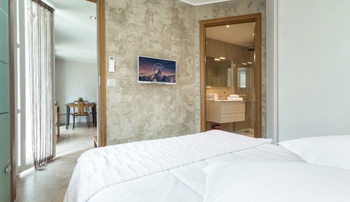 Apartamento familiar, 1 cama doble con sofá cama