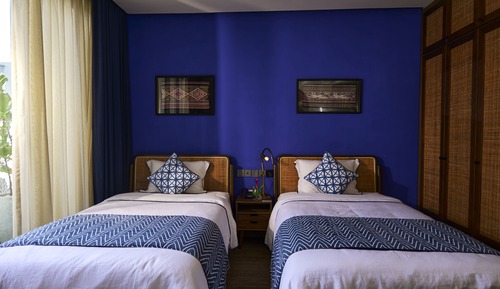 Habitación Deluxe con 2 camas individuales, balcón