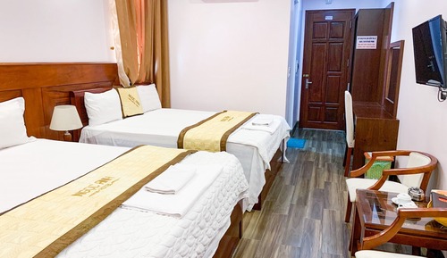 Habitación cuádruple, vistas al mar