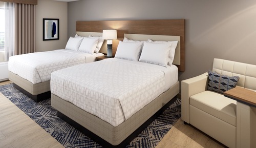 Suite estudio, 2 camas de matrimonio (Mobility, Accessible Tub)