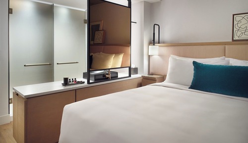 Estudio, 1 cama de matrimonio grande (Artist Tower)