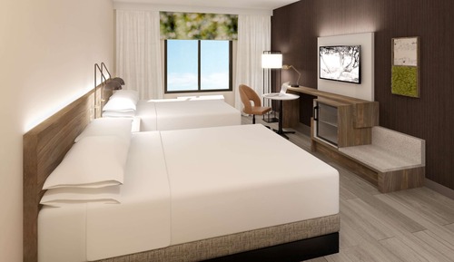 Habitación Deluxe, 2 camas de matrimonio, no fumadores