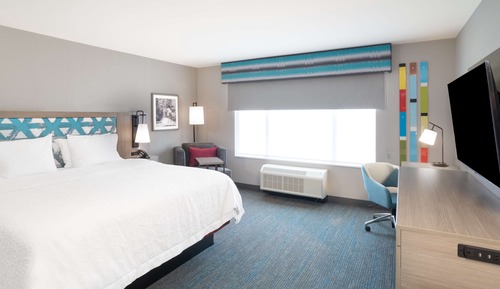 Habitación, 1 cama de matrimonio grande, frigorífico y microondas