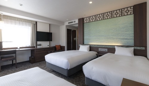 Habitación Deluxe con 2 camas individuales, no fumadores (3PAX)