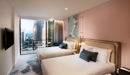 Habitación ejecutiva con 2 camas individuales