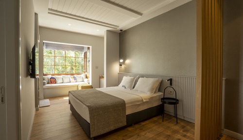 Habitación Confort, chimenea