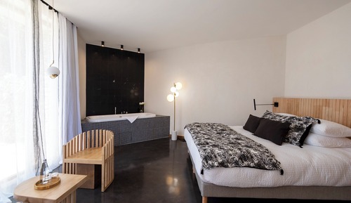 Habitación Premium, 1 cama de matrimonio grande, piscina privada