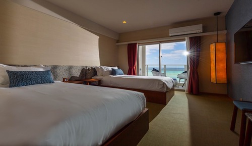 Habitación Deluxe con 2 camas individuales, no fumadores (with See View 5F-7F)