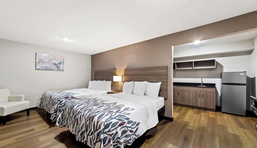 Habitación Deluxe, 2 camas de matrimonio, no fumadores (Kitchenette)