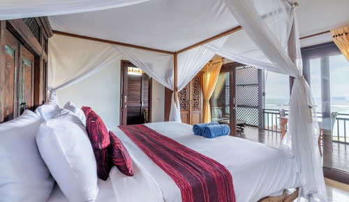 Habitación superior, vistas al mar, frente a la playa