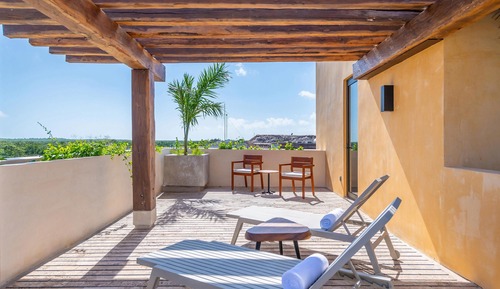 Habitación, 1 cama de matrimonio grande, no fumadores (Terrace, View)