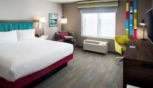 Habitación, 1 cama de matrimonio grande, frigorífico