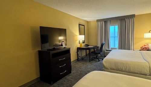 Habitación, 2 camas de matrimonio, accesible para personas con discapacidad, no fumadores